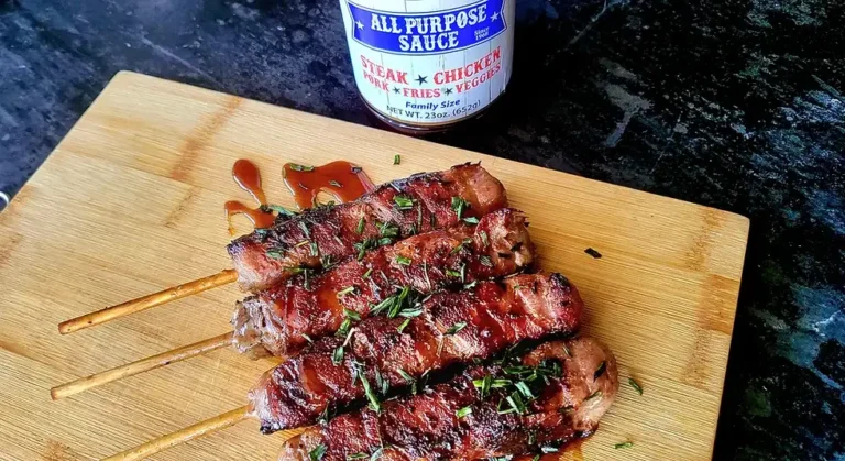 AP Maple Sriracha glazed Bacon Wrapped Sirloin