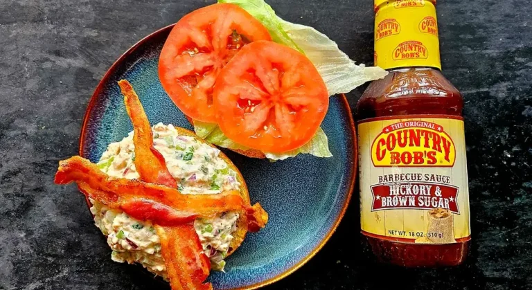 Country Bob’s BBQ Salmon Salad Sandwich