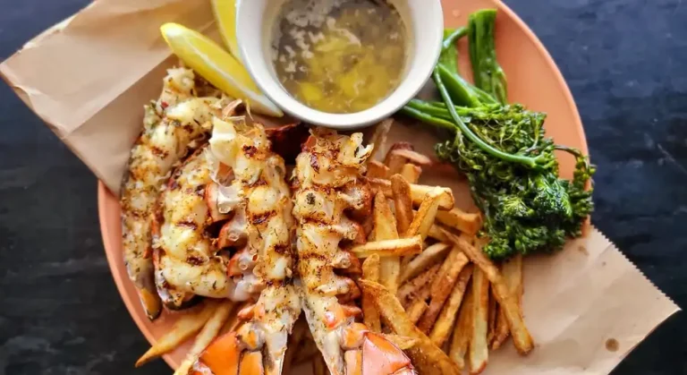 Country Bob’s Grilled Lobster Tail with Cajun Garlic Butter