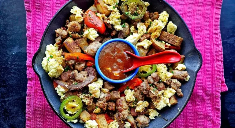Hash brown and Sausage Skillet with All Purpose Gravy - Country Bob's Recipes