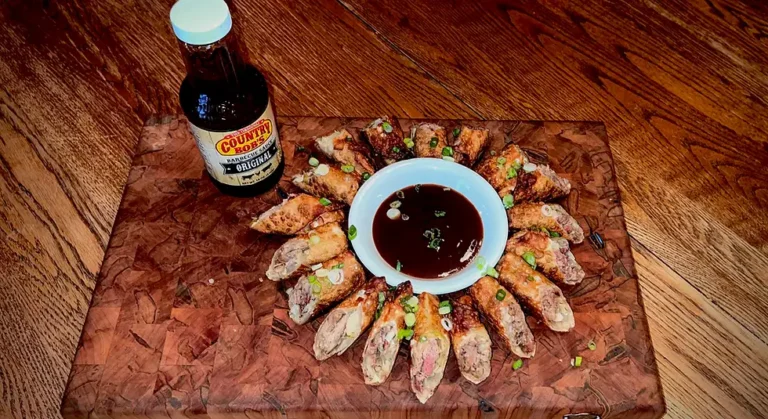 Pulled Pork Egg Rolls - Country Bob's recipes