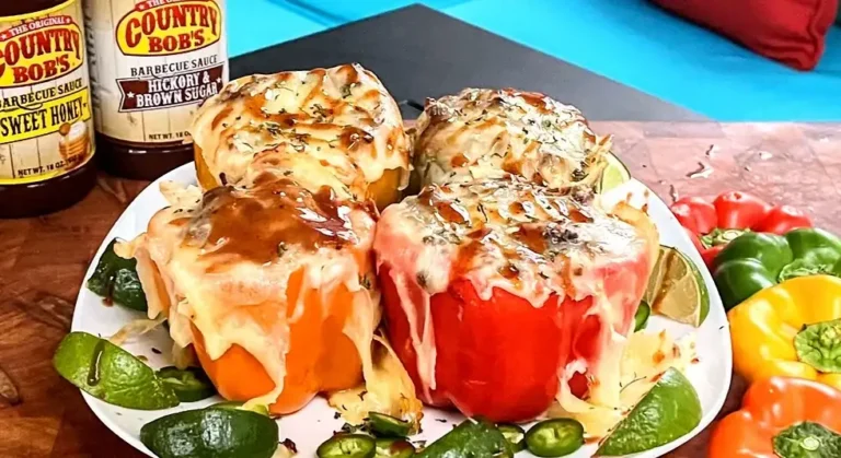 Pulled Pork Stuffed Peppers