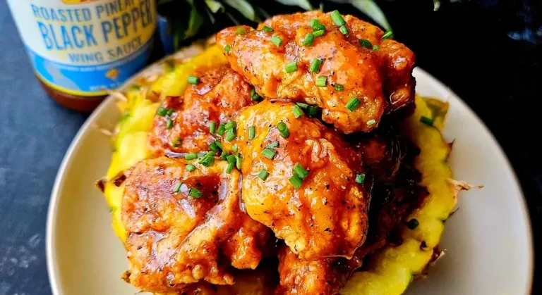 Roasted Pineapple Black Pepper Boneless Wings - Country Bob's Recipes