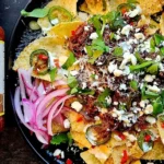 Smoked Garlic and Brown Sugar Beef Nachos