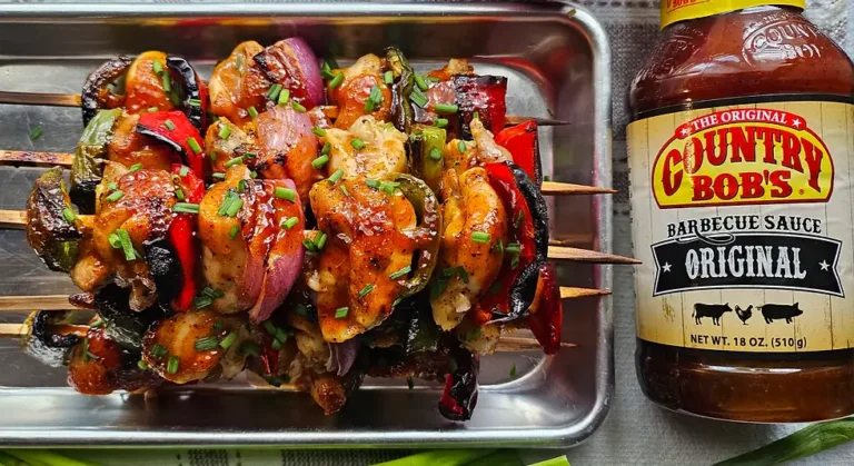 Spicy Chicken and Veggie Kabobs - Country Bob's Recipes