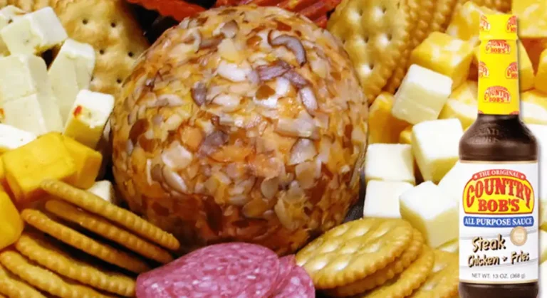 Super Swiss and Cheddar Cheese Ball - Country Bob's Recipes