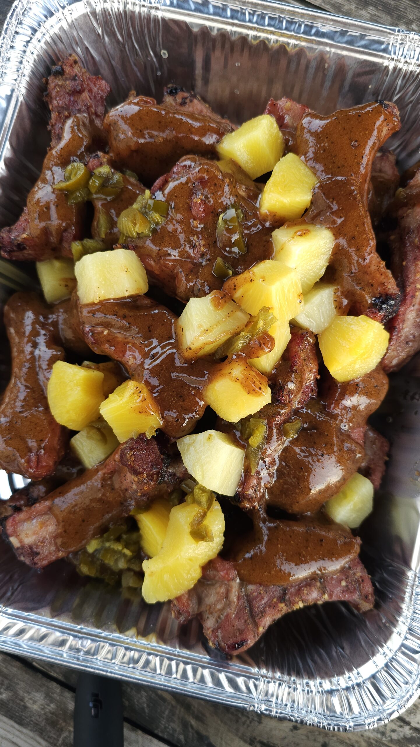 Pineapple Black Pepper Party Ribs
